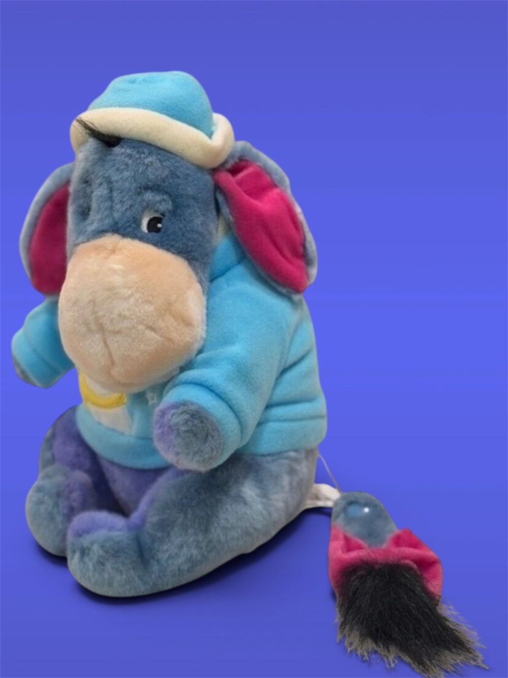 Disney Eeyore Plush Blue Jacket Hat Winnie the Pooh
